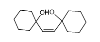 1-[(Z)-2-(1-hydroxycyclohexyl)-1-ethenyl]-1-cyclohexanol结构式