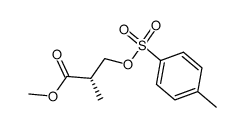 (2S)-(+)-2-methyl-3-(toluene-4-sulfonyloxy)propionic acid methyl ester结构式