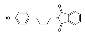 2-[4-(4-hydroxyphenyl)butyl]isoindole-1,3-dione结构式