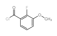 2-氟-3-甲氧基苯甲酰氯结构式