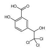 5-(2,2,2-trichloro-1-hydroxyethyl)salicylic acid Structure