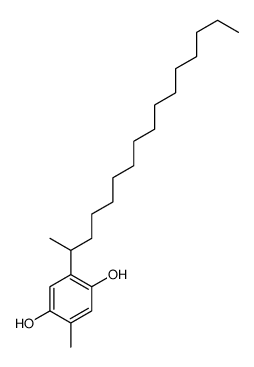2-仲十六烷基-5-甲基-1,4-苯二酚结构式