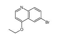 6-溴-4-乙氧基喹啉结构式