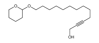 13-(oxan-2-yloxy)tridec-2-yn-1-ol结构式