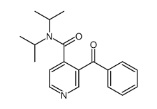 3-benzoyl-N,N-di(propan-2-yl)pyridine-4-carboxamide Structure