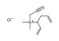cyanomethyl-hexa-1,5-dien-3-yl-dimethylazanium,chloride Structure