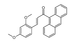 1-anthracen-9-yl-3-(2,4-dimethoxyphenyl)prop-2-en-1-one Structure