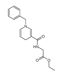 N3-((ethoxycarbonyl)-methyl)-1-benzyl-1,4-dihydronicotinamide Structure
