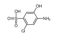 4-amino-2-chloro-5-hydroxybenzenesulfonic acid Structure