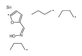 N-[(5-tributylstannylfuran-2-yl)methylidene]hydroxylamine Structure