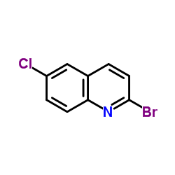 2-溴-6-氯喹啉结构式