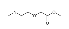 methyl 2-[2-(dimethylamino)ethoxy]acetate结构式