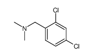 BENZENEMETHANAMINE, 2,4-DICHLORO-N,N-DIMETHYL-结构式