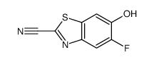 5-fluoro-6-hydroxy-1,3-benzothiazole-2-carbonitrile Structure