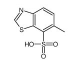 6-methyl-1,3-benzothiazole-7-sulfonic acid Structure