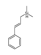 dimethyl(3-phenylprop-2-enyl)silane Structure