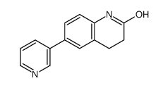 6-(吡啶-3-基)-3,4-二氢喹啉-2(1H)-酮结构式