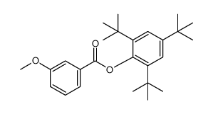 2,4,6-tri-tert-butylphenyl 3-methoxybenzoate结构式