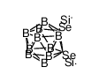 1,2-bis(trimethylsilyldiseleno)-1,2-dicarba-closo-dodecaborane(12) Structure