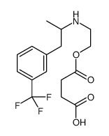 4-oxo-4-[2-[1-[3-(trifluoromethyl)phenyl]propan-2-ylamino]ethoxy]butanoic acid结构式