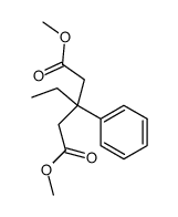3-ethyl-3-phenyl-glutaric acid dimethyl ester结构式