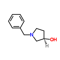 |R|-(+)-1-苄基-3-吡咯烷醇结构式