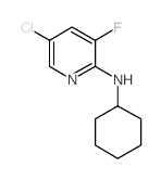 5-Chloro-2-cyclohexylamino-3-fluoropyridine Structure