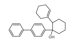 2-[Cyclohexen-(1)-yl]-1-[biphenylyl-(4)-cyclohexanol-(1)] Structure