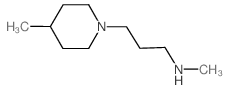 N-Methyl-3-(4-methyl-1-piperidinyl)-1-propanamine Structure
