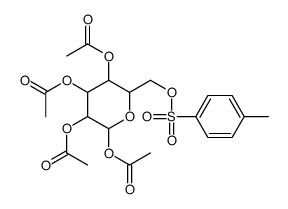 [4,5,6-triacetyloxy-2-[(4-methylphenyl)sulfonyloxymethyl]oxan-3-yl] acetate Structure