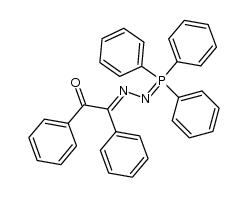 benzil-mono-(triphenylphosphoranylidene-hydrazone) Structure