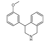 4-(3-methoxyphenyl)-1,2,3,4-tetrahydroisoquinoline Structure
