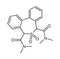 5-N,5-N,7-N,7-N-tetramethyl-6,6-dioxo-5,7-dihydrobenzo[d][2]benzothiepine-5,7-dicarboxamide结构式