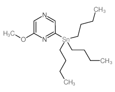2-甲氧基-6-(三正丁基锡)吡嗪结构式