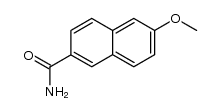 6-Methoxy-2-naphthamide结构式