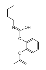 (2-prop-1-en-2-yloxyphenyl) N-butylcarbamate Structure