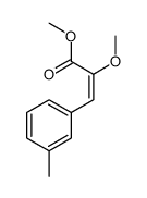 methyl 2-methoxy-3-(3-methylphenyl)prop-2-enoate结构式