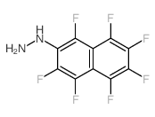 Hydrazine,(1,3,4,5,6,7,8-heptafluoro-2-naphthalenyl)-结构式