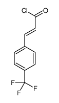 3-[4-(trifluoromethyl)phenyl]prop-2-enoyl chloride结构式