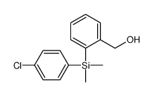 {2-[(4-Chlorophenyl)dimethylsilyl]phenyl}methanol Structure