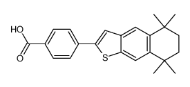 4-(5,5,8,8-Tetramethyl-5,6,7,8-tetrahydronaphtho-[2,3-b]thiophen-2-yl)benzoic acid Structure