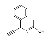 N-(1-phenylprop-2-ynyl)acetamide Structure