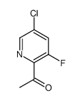 1-(5-Chloro-3-fluoropyridin-2-yl)ethanone Structure