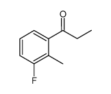1-(3-氟-2-甲基苯基)丙烷-1-酮结构式