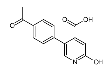 5-(4-acetylphenyl)-2-oxo-1H-pyridine-4-carboxylic acid结构式