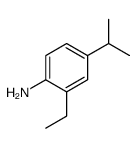 Benzenamine, 2-ethyl-4-(1-methylethyl)- (9CI) Structure