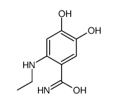 2-(ethylamino)-4,5-dihydroxybenzamide Structure