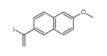 2-(1-iodovinyl)-6-methoxynaphthalene结构式