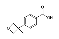 4-(3-甲基噁丁环烷-3-基)苯甲酸结构式