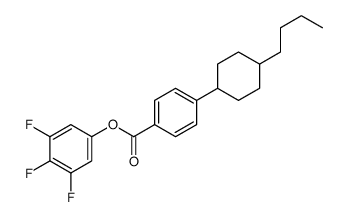 (3,4,5-trifluorophenyl) 4-(4-butylcyclohexyl)benzoate Structure